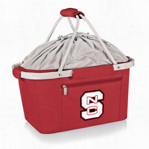 Picni C Time 645-00-100-424-0 Metr Onorth Carolina State Wolfpack Digital Print Basket In Red