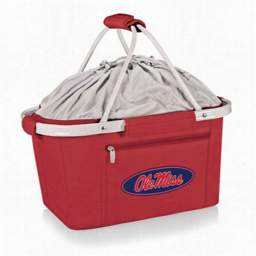 Picnic Time 645-00 Metro University Of Mississppi Rebels/olemiss Digital Print Basket