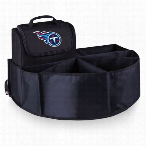 Picnic Time 715-00-179-314-2 Trunk Boss In Bla Ck With Tennessee Titans Digiital Print