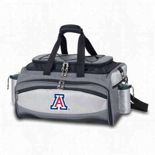 Picnic Time 70-00-175-012-0 Vulca N University Of Arizona Wldcats Embroidered Basket In  Black