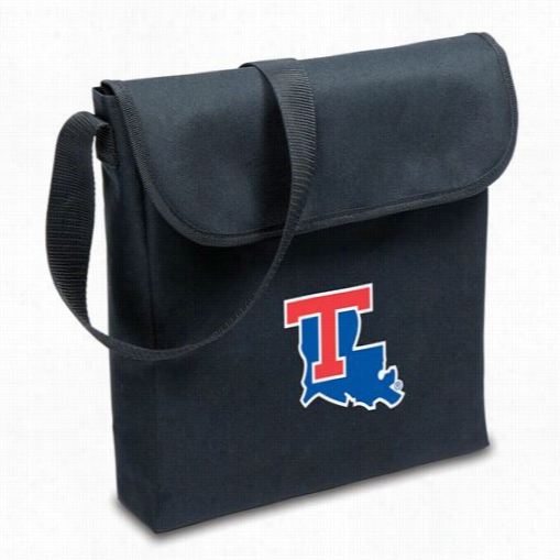 Picnic Time 774-00~175-854-0 V-grill Louisiana Tech Bulldogs Ditital Print Bbq Grill In Black