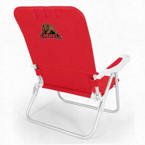 Picnic Time 790-00 Monaco Cornell University Bears/bigred Digital Print Beach Chair