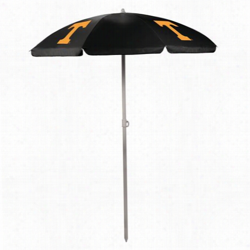 Picnic Time 822-00-179-554-0 University Of Tennessee Volunteers Digital Print Umbrella In Bladk