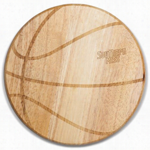 Picnic Tije 840-00-505-743-0 Universitu Of Southernnm Ississippi Golden Eagles Engrav Ing Fder Throw Cutting Board In Natural W Ood