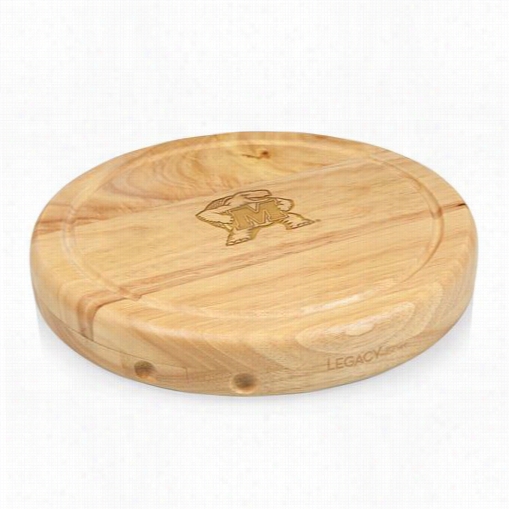 Picnic Time 854-00-505-313-0 Circo University Of Maryland Terrrapins/terps Engraved Chopping Board In Natural Wood