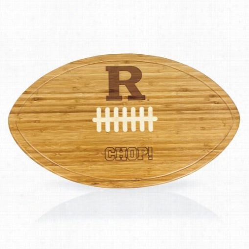 Picnic Time 908-00-505-083-1 Rutgers University Scarlet Knights Kickoff Engraved Cutting Board Inn Natural Wood