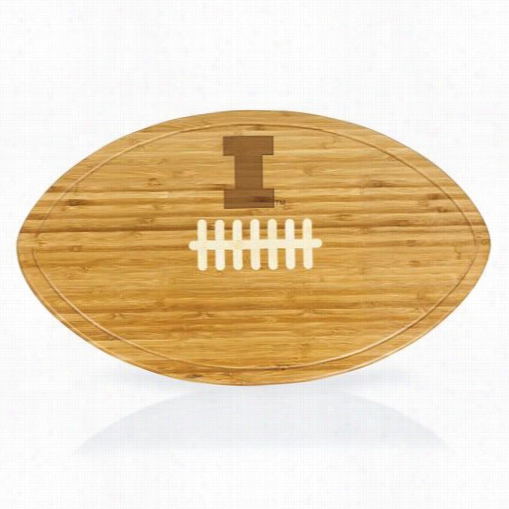 Picniic Time 908-00-505-213-0 Nuiversity Of Illinois Fighting Illini Kickoff Engraved Cutting Board In Essential Wood