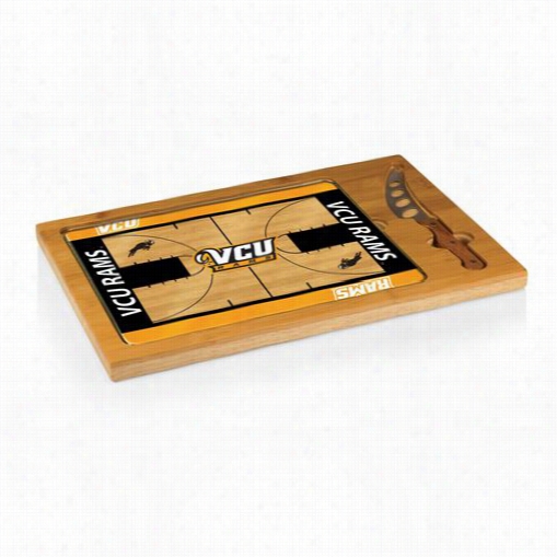 Picnic Time 910-00-505-955-0 Icon Cutting Board With Virginia Commonwealth University Rams Digital Print