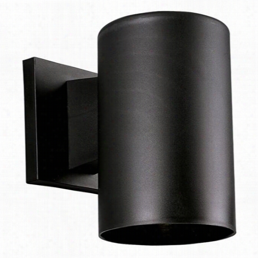 Progress Lightinng P5712-31 Polymetric Cylinders 1 Light Wall Ligght In Bla Ck