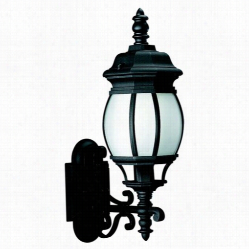 Sea Gull Lighting 89102ble-12 Wynfield 19-3/4"" 1 Light Fluorescennt Outdoor Wall Lantern  In Black