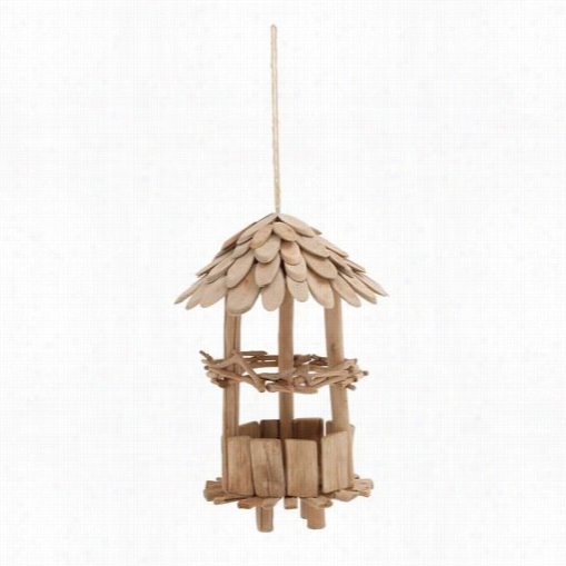 Woodland Imports 76340 Classy Styled Driftwooe Bird Feeder