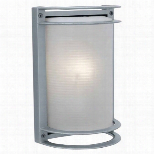 Access Lighting 20302mg-sat-rfr Poseidon Wet Location Bulkhead 1 Light Outdoor Wall S Conce In Satin