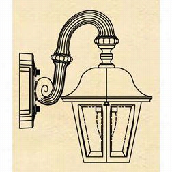 Hanover Lantern B2sfrm Small Manor 1 Unencumbered Outdoor Wall Light