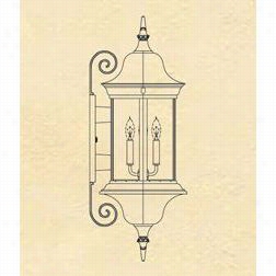 Hanover Lantern B5509 Large Signatue Manor 25w Per Socket 4 Light Outdoor Wall Light