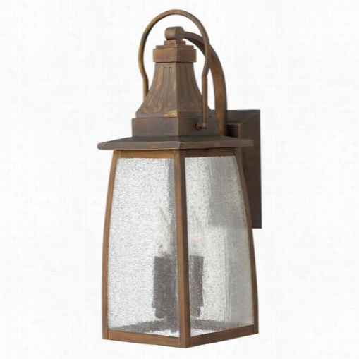 Hinkley Ilghting 1204sn-led Montauk 20-4/5"" 1 Light Led Exterior Wall Sconce In Sienna