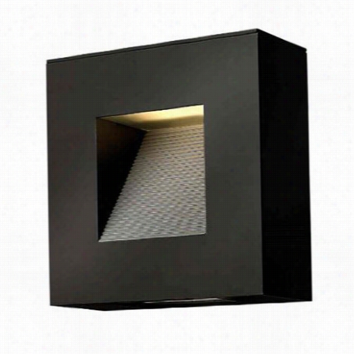 Hinkley Lighting 1647sk Luna Small 2 Light Outdoor Wall  Sconce In Satin Black