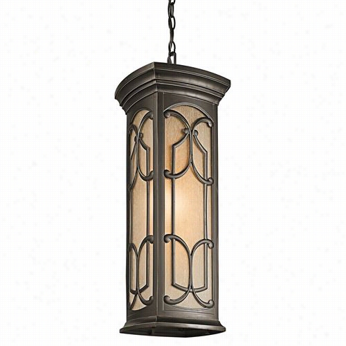 Kichler Lighting 49231oz Franceasi Olde Bronze Outdoor Pendant