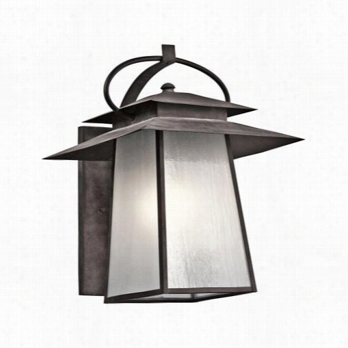 Kichler Lighting 49533wzc Woodland Lake 23"" 1 Light Outdoor Wall Sconce In Weatjered Zinc