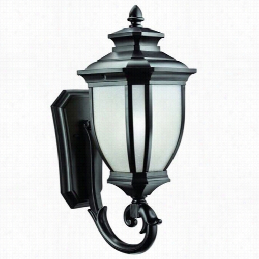 Kichler Lighting 9042bk Salisbury Transitional Black Outdoor Wall Mount