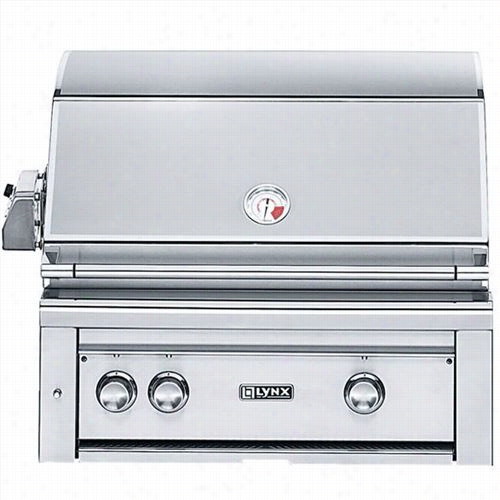 Lynx L30asr 30"" Built-in Gas Grill With All Prosear Ir And Rotisserie