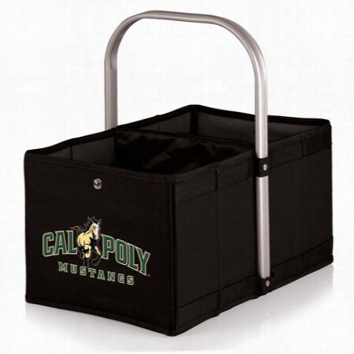 Picnic Ttime 546-00-179-904-0 Urban Cal Poly Mustangs Digital Print Basket In Lack