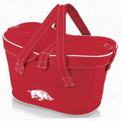 Pocnic Time 599-00 Mercado University O Arkansas Razorbacks Digital Print Basket