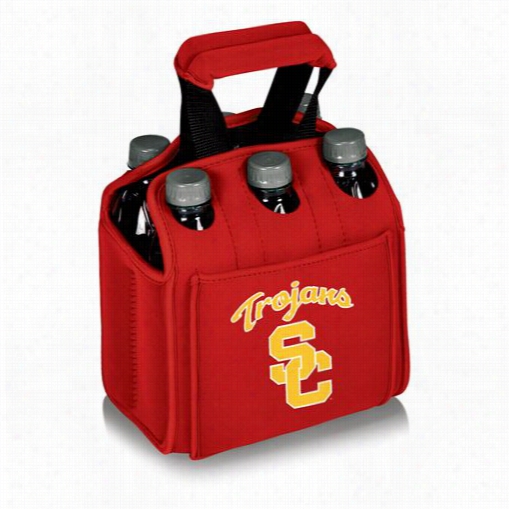 Picnic Time 608-000 Usc Troja Ns D Igital Print Six Pack Cooler Tote