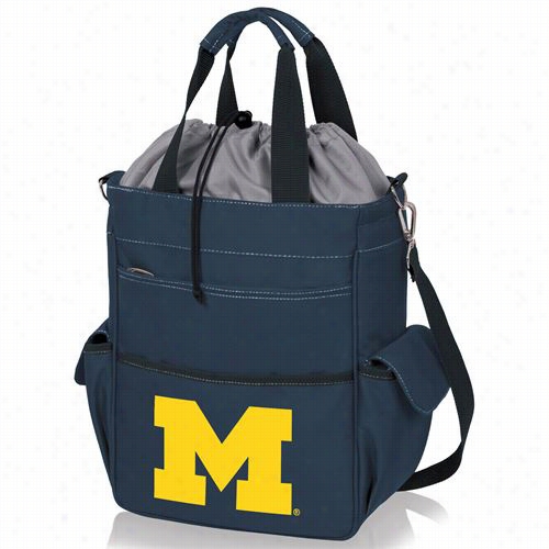 Picnic Time 614-00 Activo University O F Michigan Wolverines Digital Print Waerproof Tote