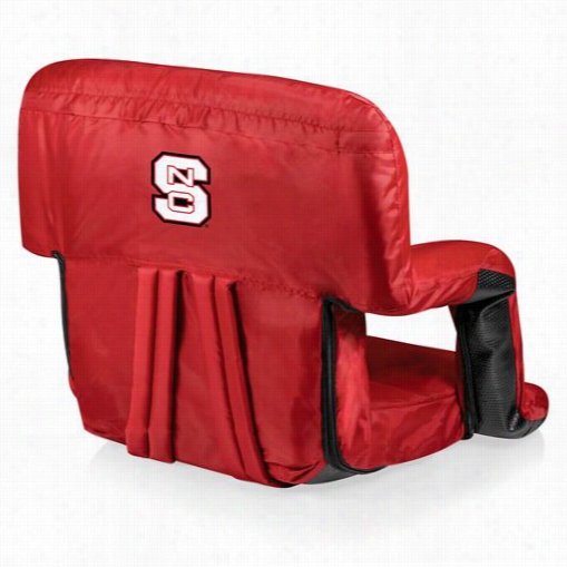 Picnic Time 618-00-1000-424-0 Ventura N. Carolina State Wolfpack Digital Print Seat In Red