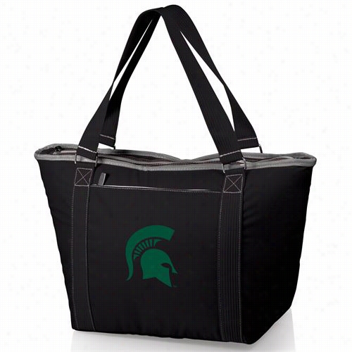 Picnic Time 619-00-175-354-0 Topanga Michigaj Sstate Spartans Digital Print Coolerb Ag In Black