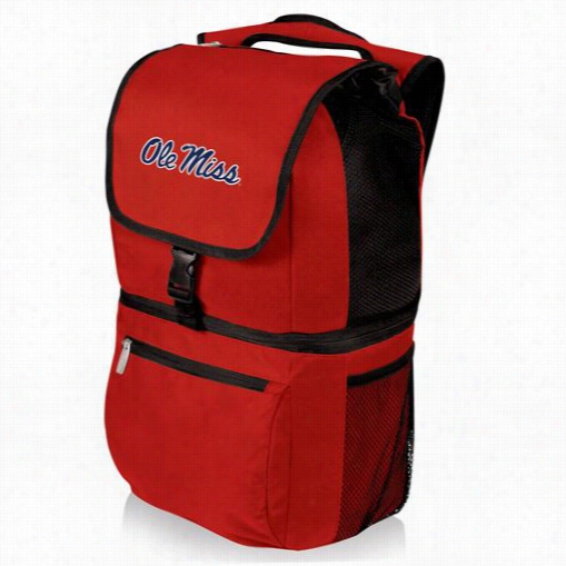 Picnic Time 634-00-100-374-0 Zum A University Of Mississippi Rebels Digital Print Backpack In Red