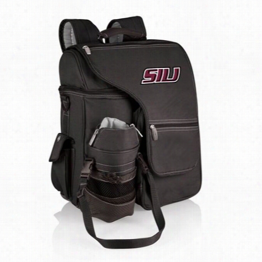 Picni C Fit Season 641-0--175-032-1 Turismoo Southerly Illinois University Salukise Mbroidered Backpack In Black