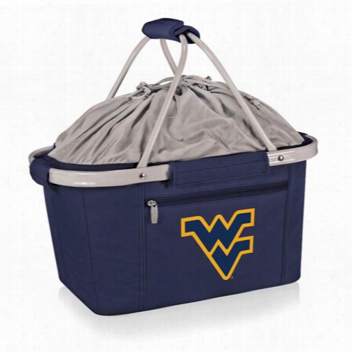 Pcnic Time 645-00 Metro West Virginiauniversity  Mountaineers Digital Print Basket