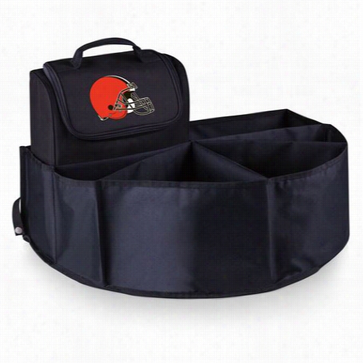 Picnic Time 715-00-179-084-2 Trunk Boss In Black With Cleveland Browns Digital Print