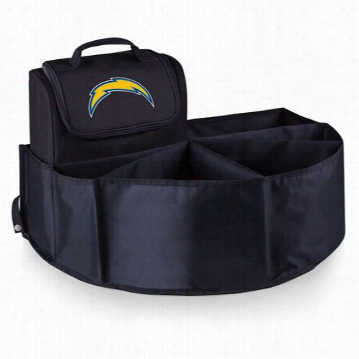 Picnic Time 715-00-179-264-2 Trunk Boss  In Black With San Diego Chargers Digital Print