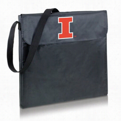 Picnic Time 775-00-157-214-0 X-grill University Of Illinois Fighting Illini Digital Print Bbq Grill Im Black