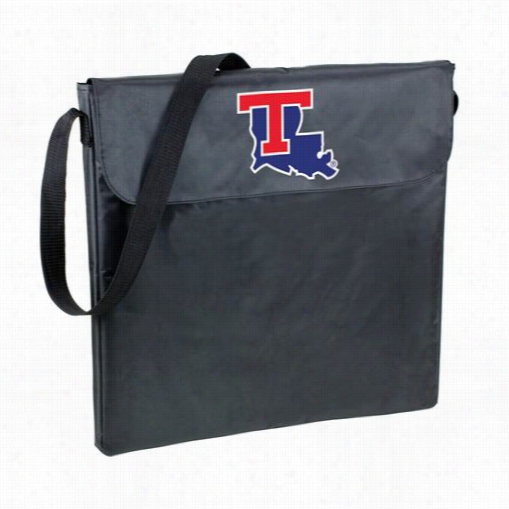 Picnic Time 775-00-71-5854-0 X-grrill Louisiana Tech Bulldogs Digital Print Charcoal Grill In Black