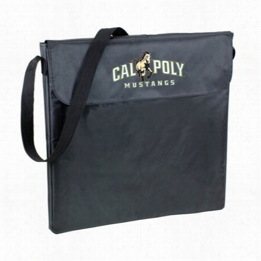 Picnic Time 775-00-175-904-0 X-grill Cal Poly Mustangs Digital  Print Bbq Grill  In Black