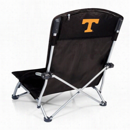 Picnic Leisure 792-00-175-554-0 Tranquility University Of Tennessee Volunteers Digital Print Chair In Black