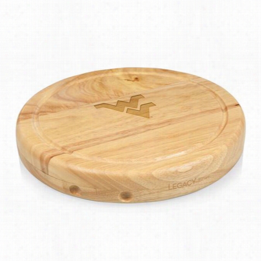 Picnic Time 854-00-505-833-0 Circo West Virginia University Mointaineers Engraved Chopping Board In Naturap Wood