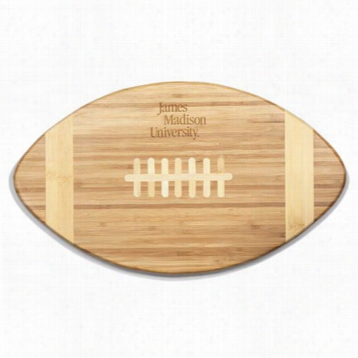 Picnic Time 896-00-505-813-0 Touchdown James Madison U Dukes Engraved Cutting Board In Natur Al