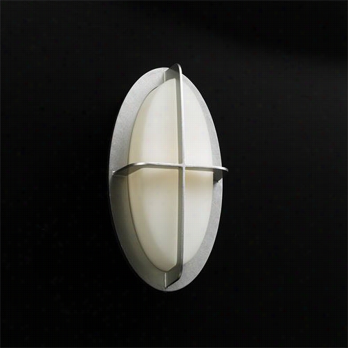 Plc Lighting 8016sl Aquaa  1 Light  Incandescent Outdoor Wall Sconce In Silver