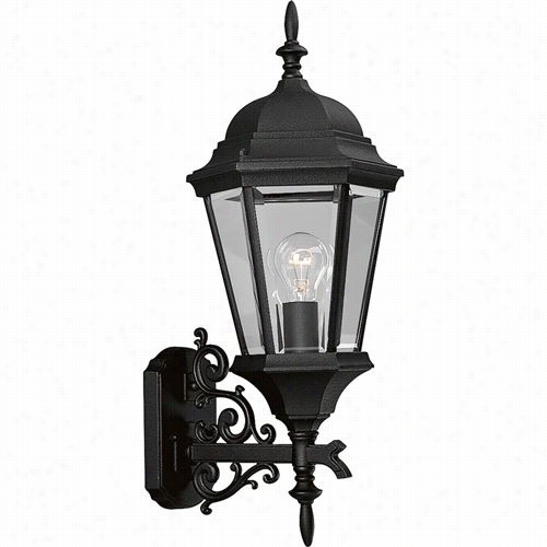 Progress Lighting P5684-31 Welbourne 1 Light Cast Wall Lantern In Textured Dark