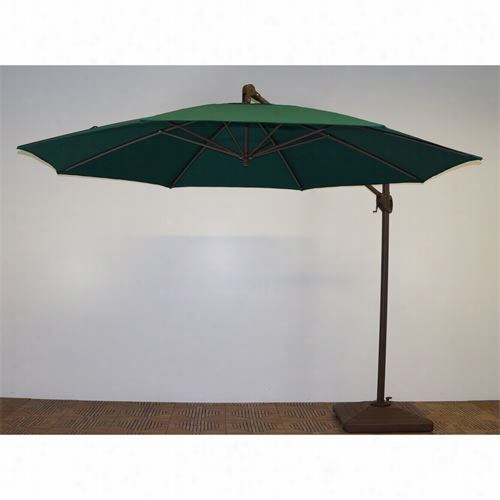 Shadw Trends M952rb 11' Trigger Lift Cantilever Umbrella With Single Windvent Cover And Water Fillable Base