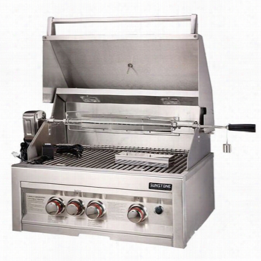 Sunstone Grillz Sun3b -ir Infrared 3 Burner 28"" Built-in Gas Grill