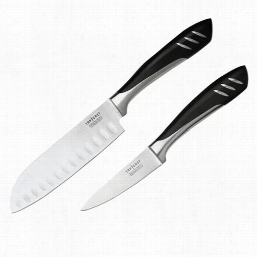 Top Chef 80-tc02 2 Pieces Santoku And Paringg Knife Sset