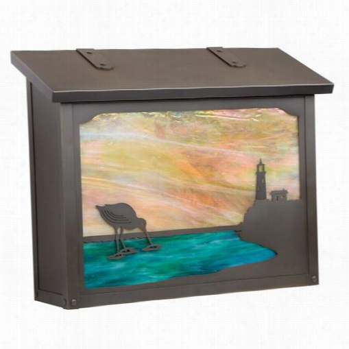 America's Finest Mailboxes Af-1753-bz-gi Birds  Large Shorebrd Mailbox