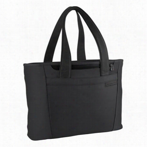 Briggs & Rley 255bk Baseline 17"" Large Shopping Tote Bag In Black