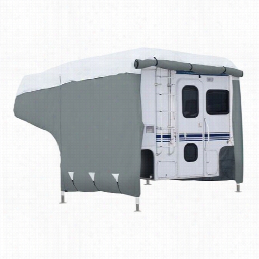 Cl A Ssic Accessories 80-037-153101-00 Polypro 3 Rv Deluxe Camper Cover In Grey/snow White - Model 2