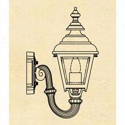 Hanover Lantern B24fsm Small Plymouth 1 Light Outdoor Wall Light